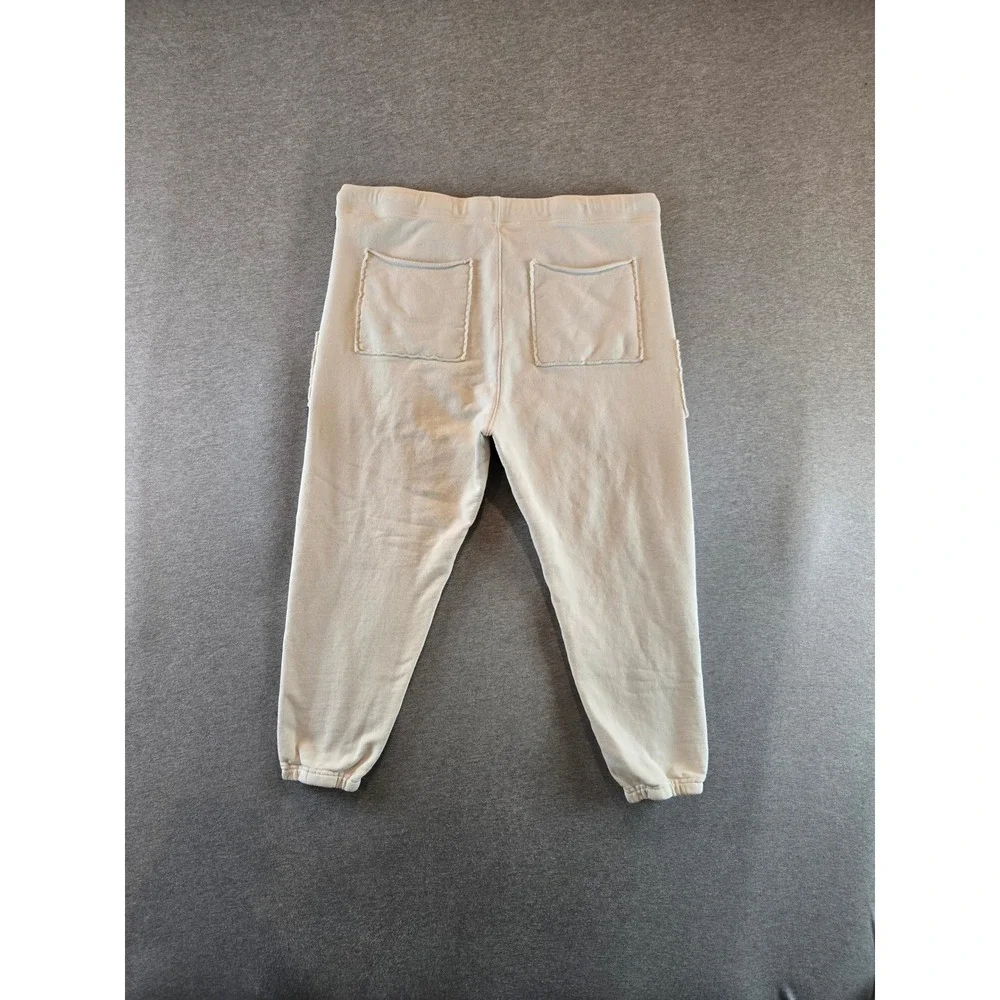 Frank & Eileen Eamon Jogger Sweatpants Womens XL Cream French Terry LAB636TF